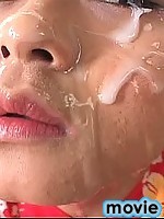Messy facial cumshots!